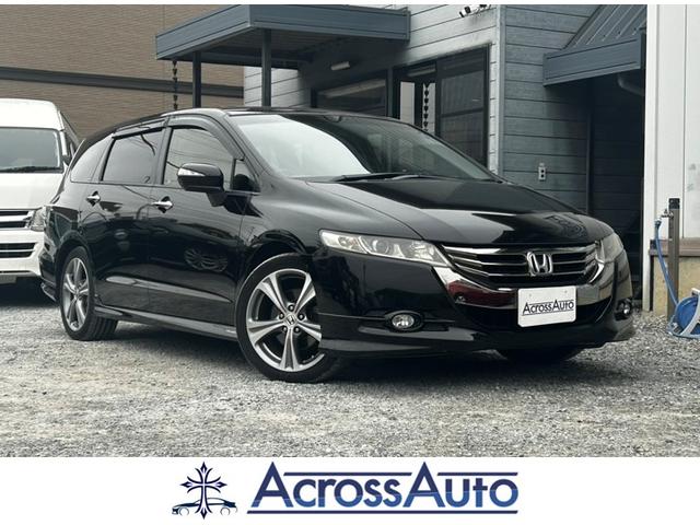 オデッセイ(ホンダ) アブソルート　ハーフレザー　純正ナビ　バックモニター　フルセグ　クルーズコントロール　パドルシフト　ＤＶＤプレイヤー　オートエアコン　スペアキー 中古車画像