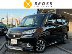 ソリオバンディット ハイブリッドMV 関東仕入 社外8型ナビTV Bカメラ Bluetooth ETC 衝突軽減ブレーキ レーンキープアシスト 両側電動ドア クルコン シートヒーター LEDヘッドライト スマートキー 重研磨済 中古車画像