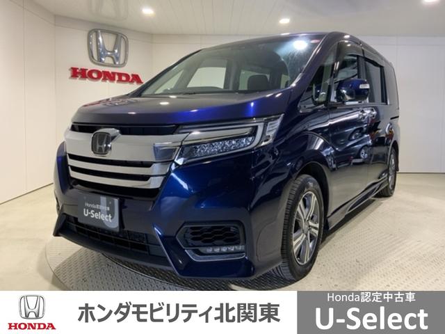 ステップワゴンスパーダ（ホンダ）スパーダハイブリッドＧホンダセンシング　１０インチＭナビＲカメラＥＴＣ前後ドラレコ両側電動ドア　衝突被害軽減　Ａストップ　リヤカメラ　ＬＥＤヘッドランプ　ＥＳＣ　ＵＳＢポート　地デジ　盗難防止装置　スマートキー　キーフリー　ＤＶＤ　エアコン 中古車画像