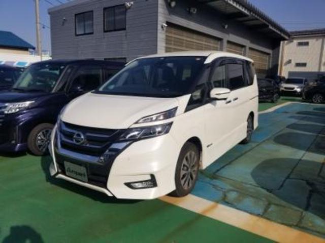 日産 セレナ ハイウェイスター　Ｖセレクション　プロパイロット　両側ハンズフリーパワースライドドア　９インチナビフルセグＴＶ　フリップダウンモニター　キーフリー＆プッシュスタート　オートエアコン