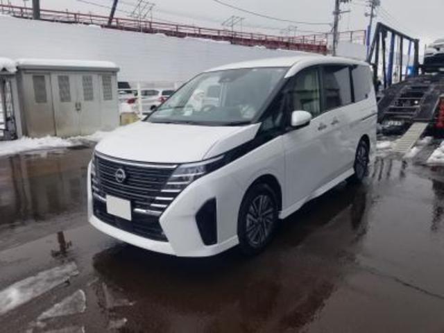 日産 セレナ ハイウェイスターＶ　９インチナビフルセグＴＶ　両側ハンズフリーパワースライドドア　プロパイロット　クリアランスソナー　エマージェンシーブレーキ　キーフリー＆プッシュスタート　ＬＥＤヘッドライト　アラウンドビューモニター