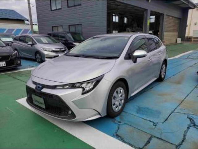 カローラツーリング(トヨタ) ハイブリッド　Ｇ−Ｘ　ハイブリッド車　トヨタセーフティセンス　キーフリー＆プッシュスタート　オートエアコン　メモリーナビ　ディスプレイオーディオ　ＥＴＣ　ＬＥＤヘッドライト 中古車画像