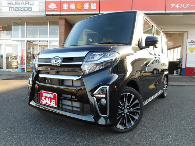 ダイハツ タントカスタムｒｓ 届出済み未使用車 インタークーラーターボ パールブラック塗装 アナザースタイルパッケージ スマートクルーズパック スマートパノラマパーキングパック スマートアシストｉｉｉ 両側パワースライドドアの中古車 車体価格179万円 19 令和1