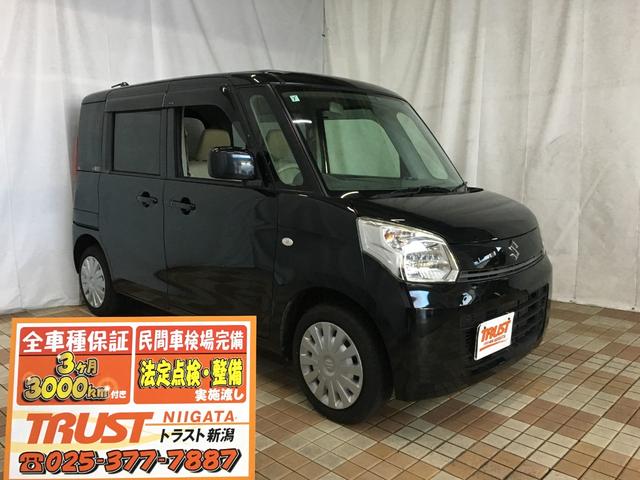 スペーシア(スズキ) Ｘ　両側パワースライドドア　バックカメラ　ワンセグ　ＵＳＢケーブル　Aftermarketナビ　ＨＩＤ　オートライト　スマートキー　プッシュスタート　エコアイドル　ＥＴＣ　ベンチシート　アームレスト　後席サンシェード 中古車画像