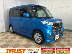 スペーシアカスタムZ ベースグレード フルセグ DVD再生 BTオーディオ USBケーブル 純正ナビ ETC スマートキー2個 プッシュスタート シートヒーター HIDヘッド LEDフォグ パワースライドドア ステアスイッチ エコアイドル 中古車画像