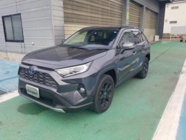 トヨタ ＲＡＶ４ ハイブリッドＧ　９インチナビＴＶ　バックカメラ　本革シート　アドベンチャー用１８インチアルミ　パワーバックドア　ＬＥＤヘッドライト　ＥＴＣ　トヨタセーフティセンス