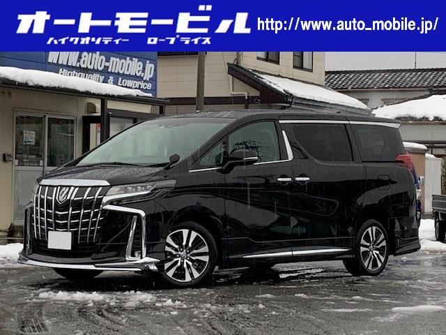 トヨタ アルファード２ ５ｓ ｃパッケージ ４ｗｄ 登録済未使用車 ７人乗り モデリスタ 寒冷地仕様 ステアリングヒーター シートヒーター ディスプレイオーディオの中古車 令和2 年式 走行4キロ 車体色ブラック 新潟県柏崎市両田尻５０２ ａｕｔｏ ｍｏｂｉｌｅ