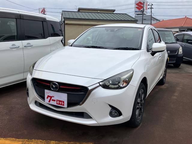 デミオ(マツダ) XD ミッドセンチュリー クルコン 両席シートヒーター ナビ TV オートライト レーンキープアシスト ドラレコ ヘッドアップディスプレイ エンジンスターター 4WD ディーゼル アイドリングストップ 中古車画像