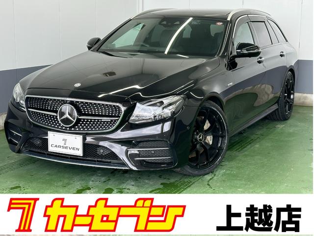 メルセデスＡＭＧ Ｅ４３　４マチック　ステーションワゴン　４ＷＤ　純正ＨＤＤナビ　Ｂｌｕｅｔｏｏｔｈ　フルセグ　全方位Ｍ　ＥＴＣ　ドラレコ　Ｂｕｒｍｅｓｔｅｒスピーカー　サンルーフ　黒革　エアサス　自動駐車機能　全席シートＨ　電リアゲート　純正２０アルミ