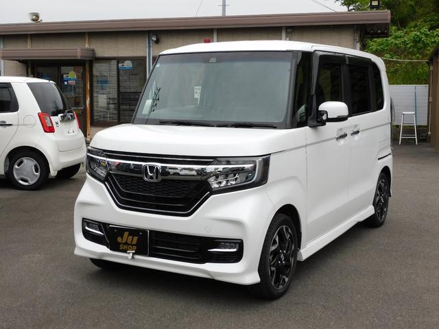 ホンダ Ｎ－ＢＯＸカスタム Ｇ・Ｌターボホンダセンシング　メモリーナビ・フルセグＴＶ・前後ドライブレコーダー