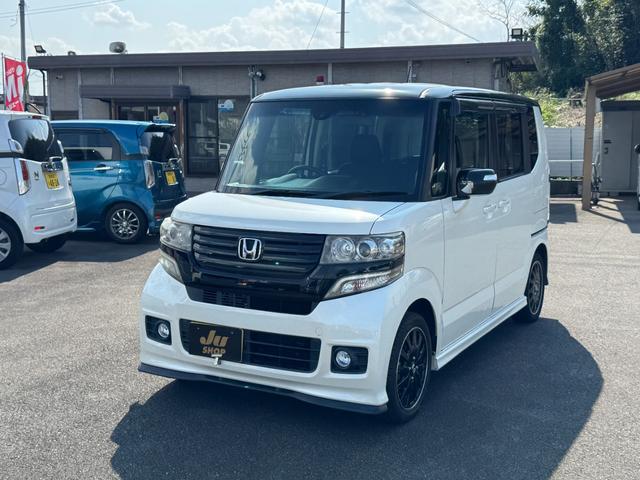 N−BOXカスタム(ホンダ) 2トーンカラースタイル G・ターボAパッケージ 9インチナビ・バックカメラ・両側パワースライドドア・安心パッケージ 中古車画像
