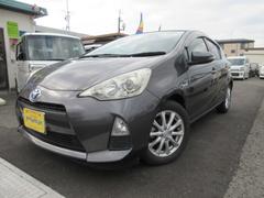 アクア S SDナビ/フルセグTV/ETC/CD/DVDビデオ再生・バックカメラ・スマートキ・革調シートカバー・15AW・オークション評価4点 中古車画像