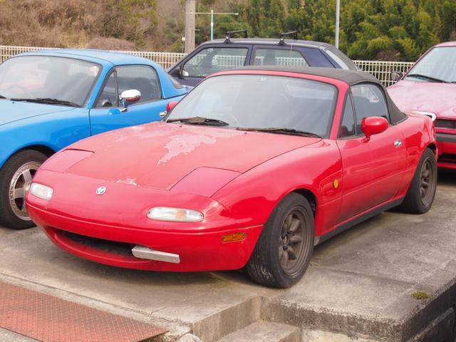 ユーノス ユーノスロードスターｓｐｌパッケージ レストアベース ローダウンの中古車 車体価格ask 1990年式 走行15 9万キロ 車体色レッド 香川県坂出市府中町３２５７ ８ 有 くるま屋 ｓ ｋの在庫 グーネット中古車