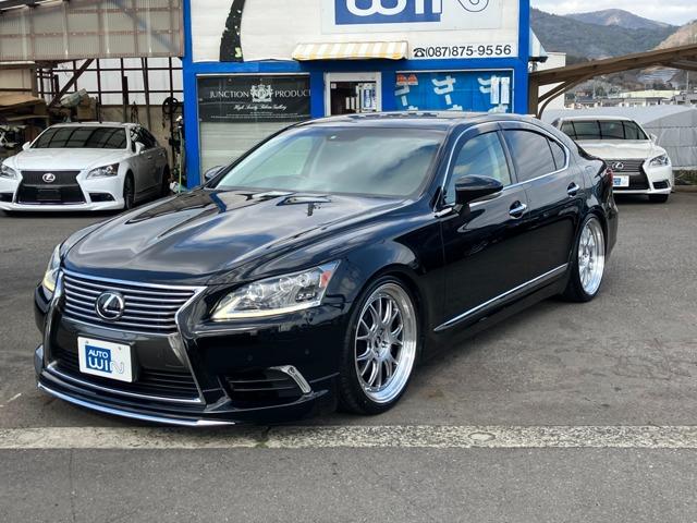 ＬＳ(レクサス) ＬＳ４６０　バージョンＣ　Ｉパッケージ　新品２１ＡＷ・ローダウン・モデリスタエアロ・黒革エアーシート 中古車画像