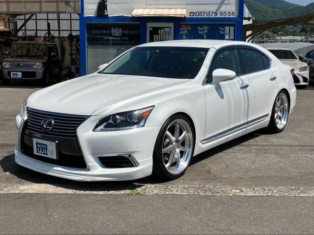 ＬＳ ＬＳ４６０　バージョンＣ　Ｉパッケージ　ワーク２１インチ・新品エアロ・ローダウン・黒革エアーシート・ナビ・フルセグ・ドラレコ・ＢＳＭ・パワートランク・ＥＴＣ