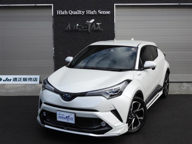 トヨタ Ｃ－ＨＲ Ｇ　モデリスタエアロパーツ　社外ＳＤナビ・ＴＶ　バックカメラ　ＬＥＤヘッドライト　Ｂｌｕｅｔｏｏｔｈ　前後ドラレコ　ハーフレザーシート　シートヒーター　クリアランスソナー　レーダークルーズコントロール