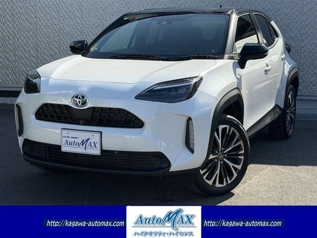 ヤリスクロス ハイブリッドZ トヨタセーフティセンス 純正8インチディスプレイオーディオナビ Bluetooth LEDヘッドライト ハーフレザーシート パワーシート シートヒーター ステアリングスイッチ フロアマット(1枚目)