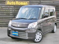 スペーシア G 社外ナビ ワンセグTV ETC シートヒーター オートAC Aストップ スマートキー プッシュスタート CVT ABS 中古車画像