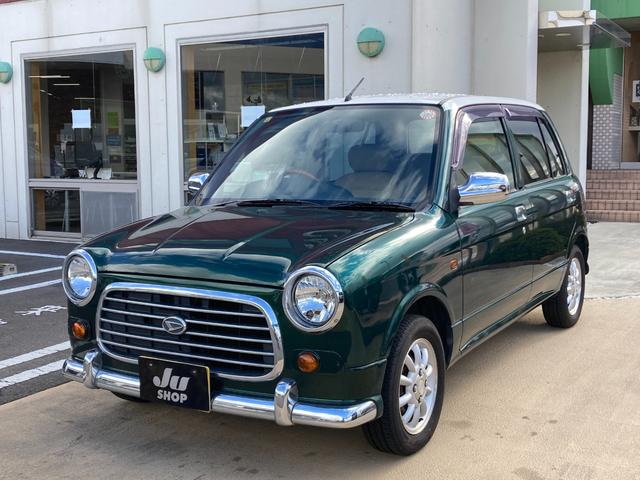 ジーノ　最終モデル　ホワイトルーフ（再塗装）　ウッドコンビハンドル　ベージュシート　社外ウインカー　フロアオートマ　１３インチアルミホイール　カロッツェリアＣＤオーディオ