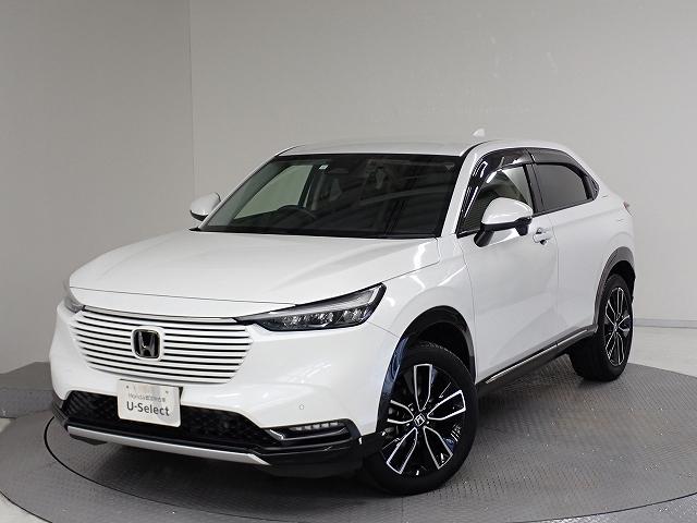 ヴェゼル(ホンダ) ｅ：ＨＥＶＺ　ホンダセンシング・ナビ・フルセグ・バックカメラ・ＥＴＣ・サイドカーテンエアーバッグ・オートクルーズ・シートヒーター・ＬＥＤライト・１８ＡＷ 中古車画像