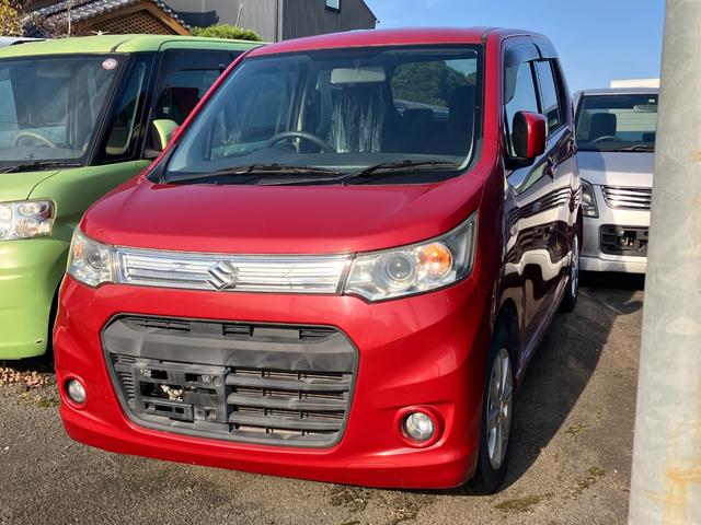 ワゴンRスティングレー(スズキ) X ナビ フルセグTV バックモニター CD/DVD アイドリングストップ プッシュスタート スマートキー オートエアコン オートライト アルミホイール ベンチシート 中古車画像