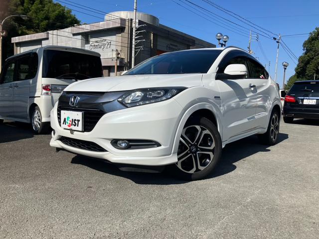 ヴェゼル(ホンダ) ハイブリッドＺ　純正８インチナビ　ＨＤＭＩ入力端子　Ｂｌｕｅｔｏｏｔｈ 中古車画像