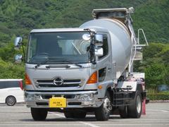 日野　ヒノレンジャー　６．９２ｔ　増トン　コンクリートミキサー　新明和