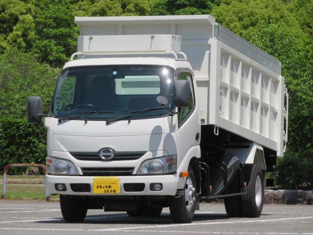 デュトロ(国産車その他) ３ｔ　４ＷＤ　土砂禁ロングダンプ　内寸−長４１０／幅１７５／高１２２・新明和・４ＷＤ・リア片開・１５ 中古車画像