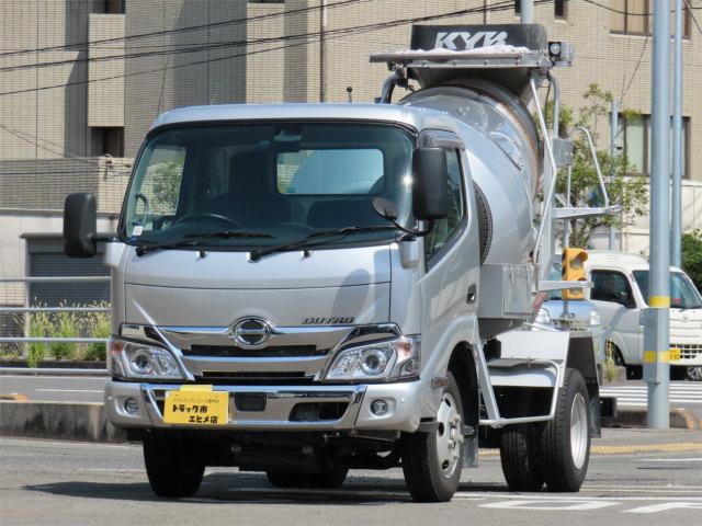 デュトロ(国産車その他) ３ｔ　コンクリートミキサー　カヤバ・混合容量１．２立米・ドラム容量２．５立米・ホッパー開閉装置・１５ 中古車画像