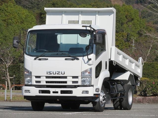 フォワード(いすゞ) ３．５５ｔ　ダンプ　内寸−長３４０／幅２０５／高３２・新明和・１９０馬力ターボ 中古車画像