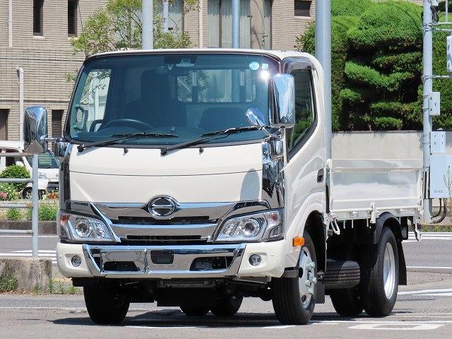 デュトロ(国産車その他) ３ｔ　全低床　１０尺　内寸−長３１１／幅１６１／高３７・床板・アオリ３方開・１５０馬力ターボ 中古車画像