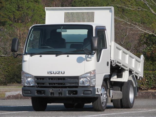 いすゞ エルフトラック ３ｔ　全低床　強化ダンプ　内寸−長３０５