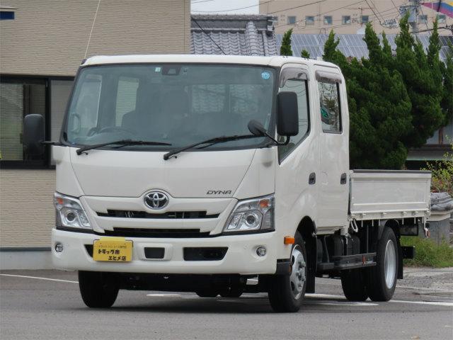 ２ｔ　ワイドロング　Ｗキャブ　内寸－長３３７／幅１８９／高３８・床板・アオリ３方開・オートマ車・１５０馬力ターボ