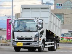 三菱ふそう　ファイター　６．６ｔ　増トン　土砂禁ダンプ　内寸−長３５９