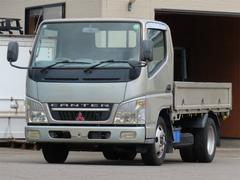 キャンター 2t 全低床 10尺平ボデー 内寸-長311/幅161/高37・床板・アオリ3方開・4ナンバー・排気ガス浄化装置無し・140馬力ターボ 中古車画像