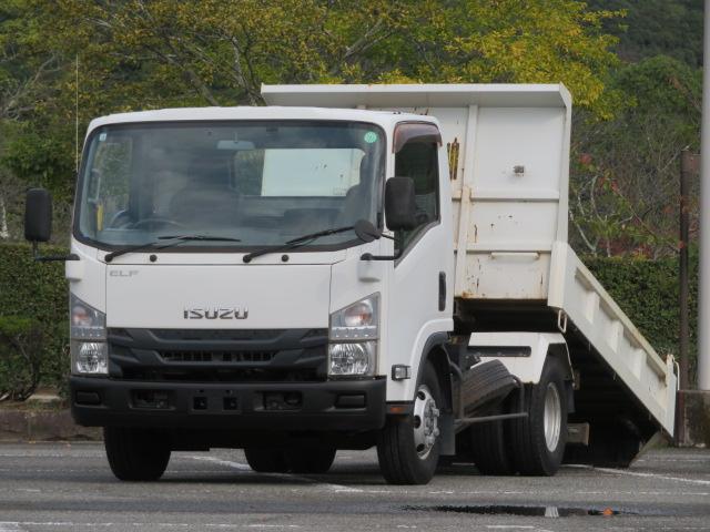 エルフトラック 3.75t ワイド ローダーダンプ 内寸-長331/幅200/高34・新明和・ラジコン・オートマ車・150馬力ターボ(1枚目)