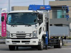 フォワード 4.8t 増トン 4段ラジコンフックイン 内寸-長599/幅215/高58・タダノ・2.93t吊り・床板・落フック10対・2.93t吊り・ML(モーメントリミッター)警報型・差違いジャッキ・アルミブロック・アオリ3方開・240馬力ターボ 中古車画像