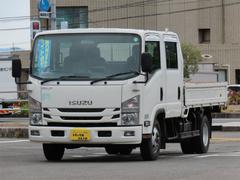 エルフトラック 2.75t ワイドロング Wキャブ平ボデー 床鉄・アオリ3方開・オートマ車・7人乗り・150馬力ターボ 中古車画像