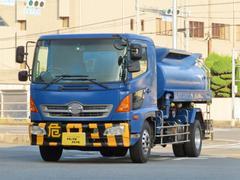 ヒノレンジャー 5.46t 増トン 6KL 廃油ローリー 極東・6KL・2室・ギヤ式ポンプ・積載物品-廃油・吸入ホース無・220馬力ターボ 中古車画像