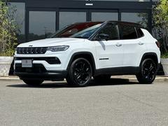 ジープ・コンパス ナイトイーグル 限定車 専用ブラックエクステリア&インテリアアクセント LEDヘッドライト UコネクトナビTV ACC リアカメラ&前後ソナー 前後ドラレコ ユピテルレーダー AppleCarPlay 中古車画像