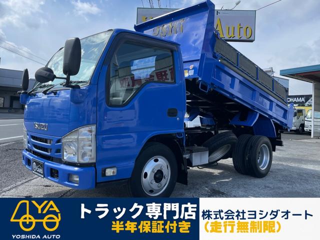 　２９９０ｃｃ　２ｔ　２トン　２ｔ高床ダンプ　最大積載量２０００Ｋｇ　走行７８０００Ｋ　５速　５ＭＴ　新明和ダンプ　コボレーン付　電動格納ミラー　内外装仕上げ済み　パワステ　パワーウインドウ