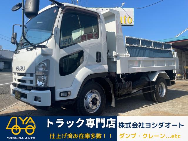 　５１９０ｃｃ　３．７５ｔ　３．７５トン　ダンプ　コボレーン付　走行８５５００Ｋ　６速　６ＭＴ　パワステ　パワーウインドウ　極東ダンプ　内外装仕上げ済み