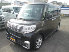 タント カスタムX メモリーナビTV 左パワースライドドア LEDヘッドライト 運転席シートヒーター 純正14アルミ タイヤ4本新品 アイドリングストップ プッシュスタート スマートキー ETC 中古車画像