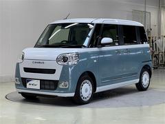 ムーヴキャンバス ストライプスG LEDヘッドランプ ベンチシート スマートキ- イモビライザー 両側電動スライドドア 衝突被害軽減ブレーキ ペダル踏み間違い急発進抑制装置 車線逸脱警報 先進ライト デュアル+サイドエアバッグ ABS 中古車画像