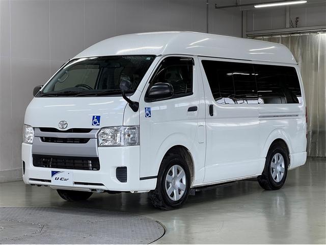 ハイエースバン(トヨタ) ＤＸ　クルマイス　Ｂタイフ　ウェルキャブ　３列シート　メディアプレイヤー接続　キーレスエントリー　シングルエアバッグ　ＡＢＳ　モケットシート　フロントエアコン　リヤエアコン　パワステ	パワーウィンドウ 中古車画像