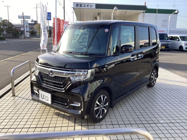 ホンダ Ｎ－ＢＯＸカスタム Ｇ・Ｌホンダセンシング　ナビ　ＥＴＣ　リヤカメラ　シートヒーター　純正アルミホイール