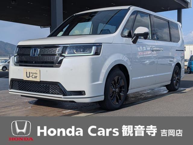 ステップワゴン(ホンダ) ｅ：ＨＥＶスパーダ　新車未登録車　マルチビューカメラシステム　後退出庫サポート　パワーテールゲート　２列目オットマン　シートヒーター　両側パワースライドドア　アダプティブクルーズコントロール 中古車画像