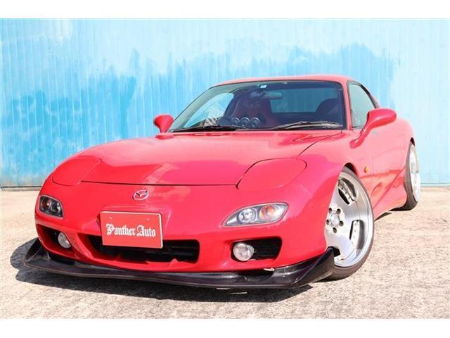 マツダ ＲＸ－７ タイプＲバサースト　６型エンジン圧縮測定済　ワーク１８ＡＷ　ＨＫＳ車高調　スポーツマフラー　追加３連メーター　バケットシート　６型後期モデル　５速ＭＴ