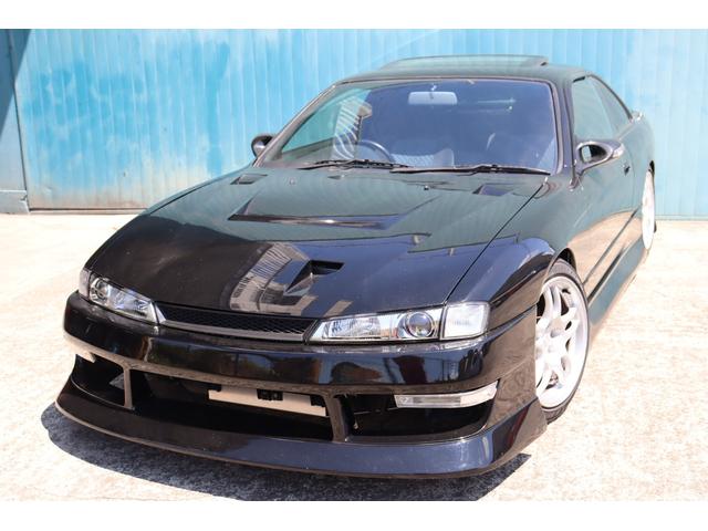 Ｋ’ｓ　エアロ　サンルーフ・フルタップ車高調・社外アルミラジエーター・社外オイルクーラー・ＦＲＰボンネット・フルエアロ・スポーツマフラー・社外スタビライザー