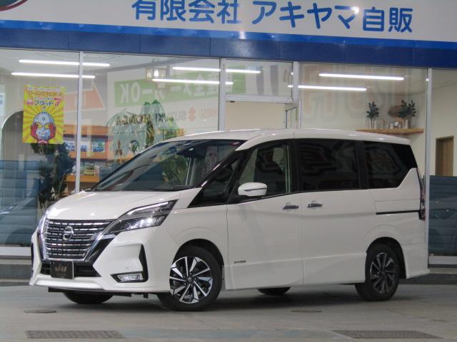 日産 セレナ ハイウェイスターＶ　レンタアップ　純正１０型ナビ　アラウンドビューモニター